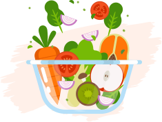 some vegetable in a glass bowl